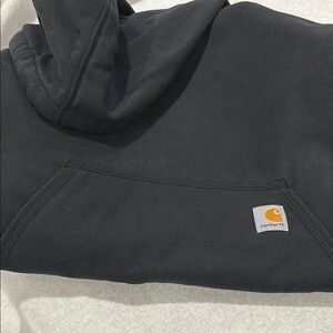 Carhartt Black Hoodie Size Large Loose Fit